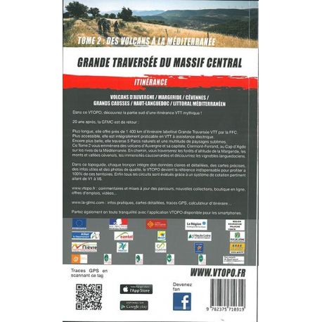 GRANDE TRAVERSÉE DU MASSIF CENTRAL TOME 2/DES VOLCANS D'AUVERGNE A LA