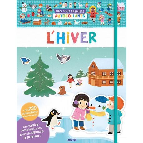 L'HIVER MES TOUT 1ERS AUTOCOLLANTS