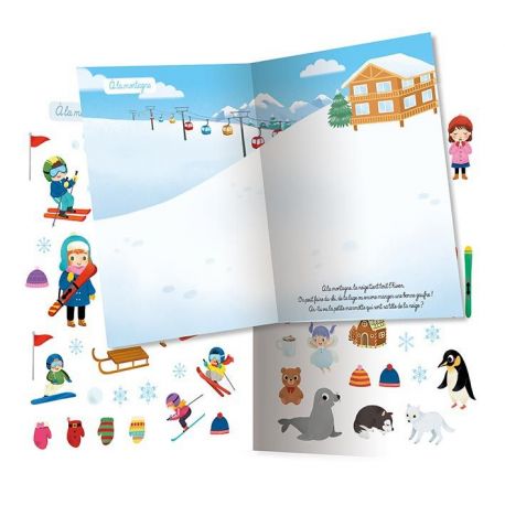 L'HIVER MES TOUT 1ERS AUTOCOLLANTS