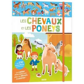 LES CHEVAUX ET PONEYS-MES TOUT 1ERS AUTOCOLLANTS
