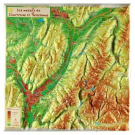 MASSIFS DE CHARTREUSE ET BELLEDONNE 31 x 31 CM
