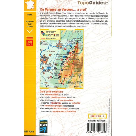 DE VALENCE AU VERCORS À PIED P264
