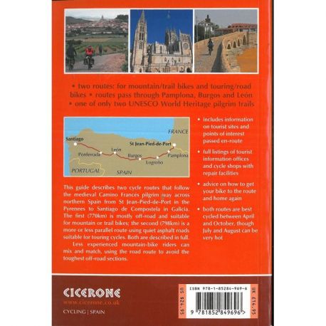 CYCLING THE CAMINO DE SANTIAGO THE WAY OF ST JAMES - CAMINO FRANCES