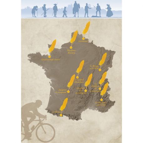 PETITE REINE &  GRANDS ROMANS 25 CIRCUITS VÉLO