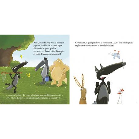 LE LOUP QUI APPRIVOISAIT SES EMOTIONS GRAND FORMAT