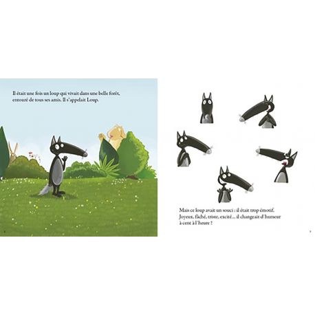 LE LOUP QUI APPRIVOISAIT SES EMOTIONS GRAND FORMAT