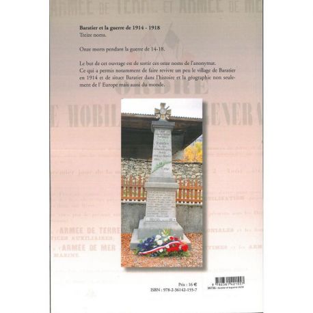 BARATIER ET LA GUERRE DE 1914-1918