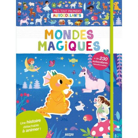 MONDES MAGIQUES - MES TOUT 1ERS AUTOCOLLANTS