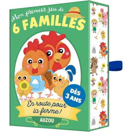 MON PREMIER JEU DE 6 FAMILLES EN ROUTE POUR LA FERME!