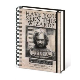 CARNET SPIRALES WANTED SYRIUS BLACK