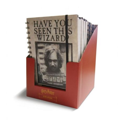 CARNET SPIRALES WANTED SYRIUS BLACK