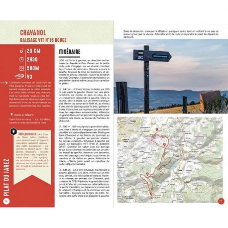 PARC NATUREL REGIONAL DU PILAT 38 ITINERAIRES VTT