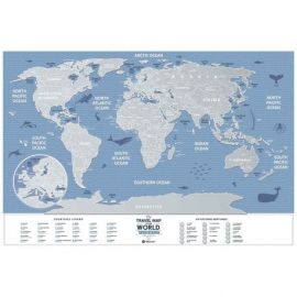 CARTE À GRATTER WEEK-END WORLD PAPIER (40 X 60 CM)