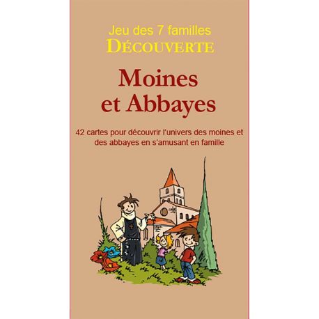 MOINES ET ABBAYES JEU 7 FAMILLES DÉCOUVERTES