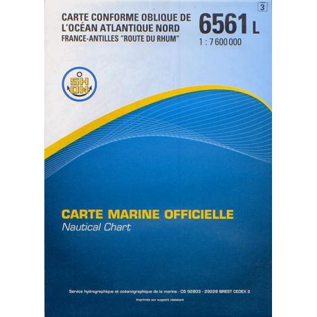 6561L OCEAN ATLANTIQUE NORD FRANCE ANTILLES ROUTE DU RHUM