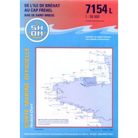 7154L DE L'ILE DE BREHAT AU CAP FREHEL - BAIE DE SAINT BRIEUC