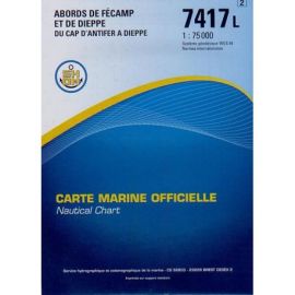 7417L ABORDS DE FECAMP ET DE DIEPPE DU CAP D'ANTIFER A DIEPPE