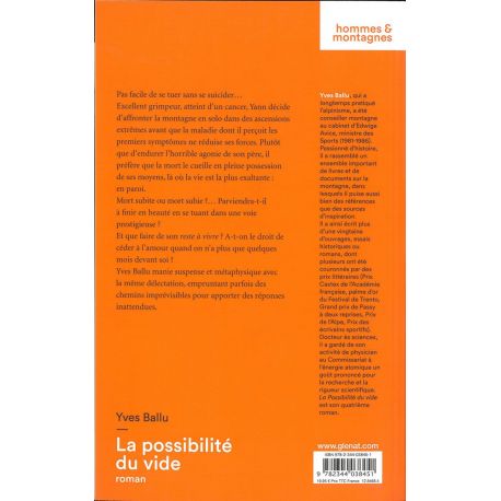LA POSSIBILITE DU VIDE