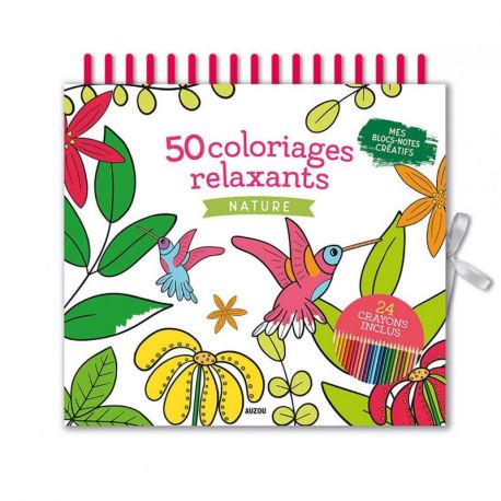 50 COLORIAGES RELAXANTS - NATURE