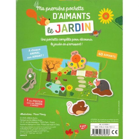LE JARDIN - MA 1ERE POCHETTE D'AIMANTS
