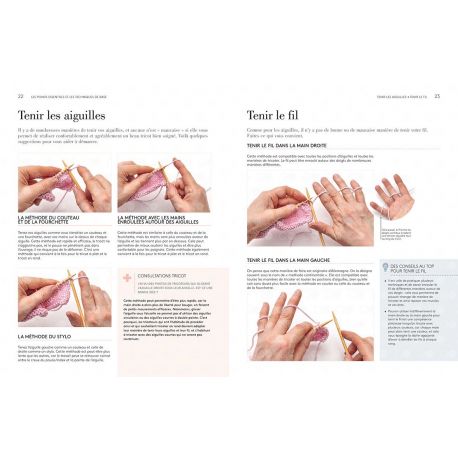 TRICOT TECHNIQUES TRUCS ET ASTUCES