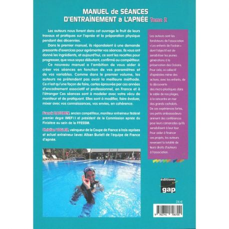 MANUEL DE SÉANCES D'ENTRAINEMENT A L'APNÉE TOME 2
