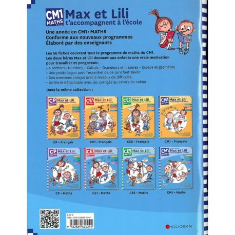 MAX ET LILI T'ACCOMPAGNENT EN CM1 MATIERE : MATHS