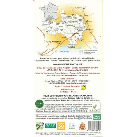 ESPACE SPORT ORIENTATION AZIMUT 30650 - SITE DE ROCHEFORT DU GARD