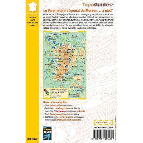 LE PNR DU MORVAN A PIED 24 ROMENADES & RANDONNEES PN22