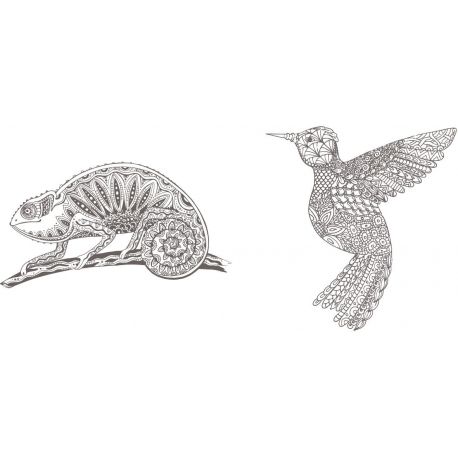 ANIMAUX FANTASTIQUES COLORIE- THERAPIE