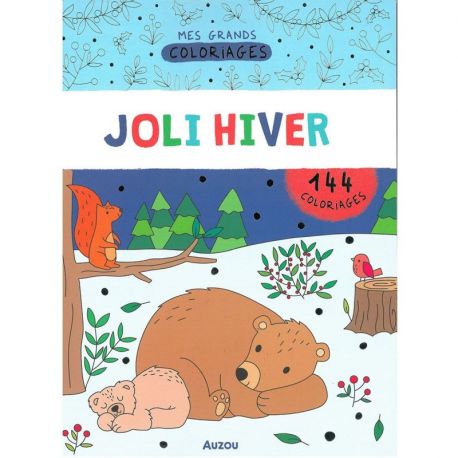 JOLI HIVER - MES GRANDS COLORIAGES