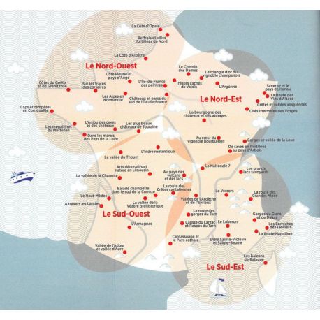 BELLES ROUTES - SUR LES ROUTES DE FRANCE - 52 ROADTRIPS