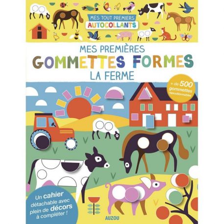 MES PREMIERES GOMMETTES FORMES LA FERME