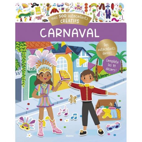 CARNAVAL MES 500 AUTOCOLLANTS CREATIFS