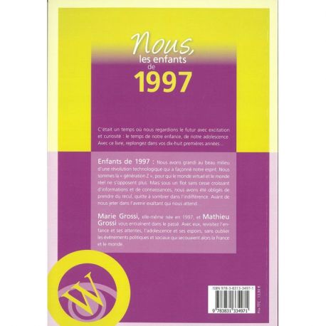 NOUS, LES ENFANTS DE 1997