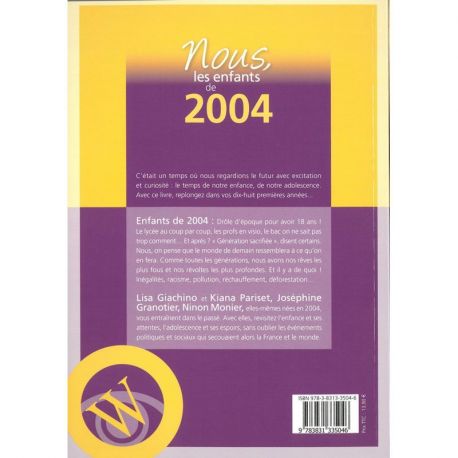 NOUS, LES ENFANTS DE 2004