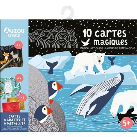 HIVER - MES CARTES A GRATTER ET A METALLISER
