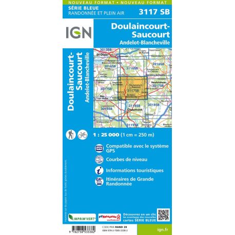 3117SB DOULAINCOURT SAUCOURT ANDELOT BLANCHEVILLE