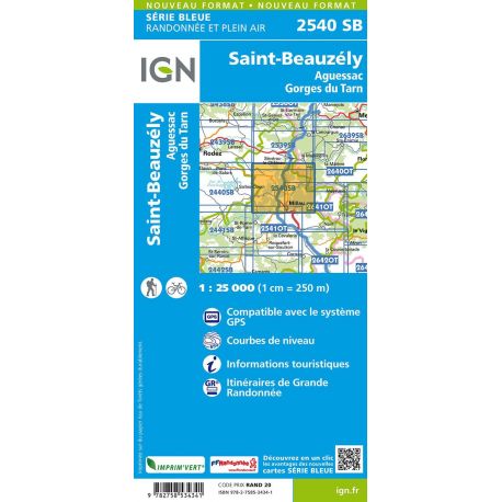 2540SB ST-BEAUZELY AGUESSAC GORGES DU TARN