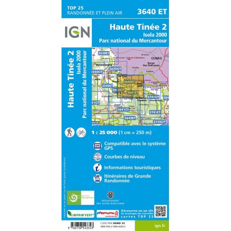 3640ET HAUTE TINEE 2 ISOLA 2000 PN MERCANTOUR