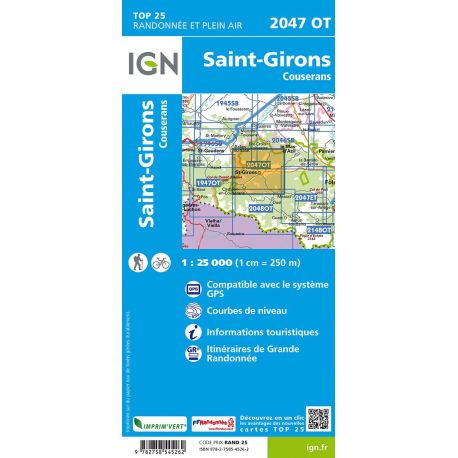 2047OT SAINT-GIRONS, COUSERANS RECTO
