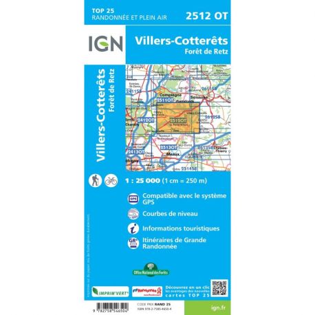2512OT VILLERS-COTTERETS FORET DE RETZ