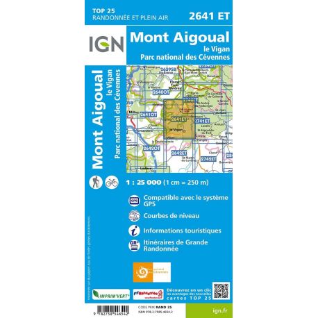 2641ET MONT AIGOUAL LE VIGAN PN DES CEVENNES