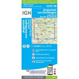 2235SB ARGENTAT-SUR-DORDOGNE SAINT PRIVAT BARRAGE DU CHASTANG