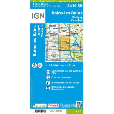 3419SB BAINS-LES-BAINS-XERTIGNY VAUVILLIERS