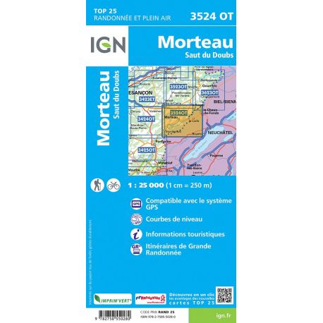 3524OT MORTEAU  SAUT DU DOUBS