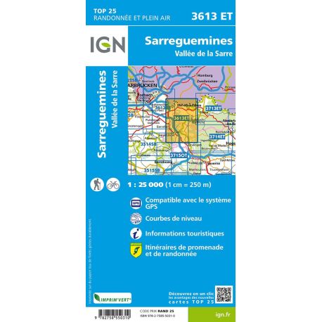 3613ET SARREGUEMINES VALLEE DE SARRE