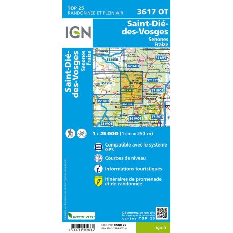 3617OT ST DIE DES VOSGES   SENONES FRAIZE