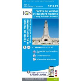 3112ET FORETS DE VERDUN ET DU MORT HOMME