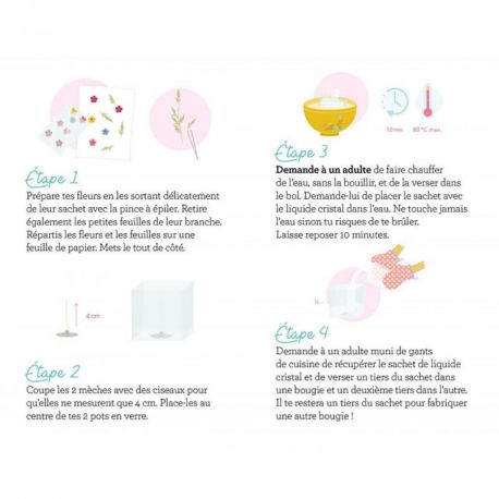 MES BOUGIES EN FLEURS SECHEES